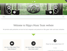 Tablet Screenshot of filippsmusicteam.com